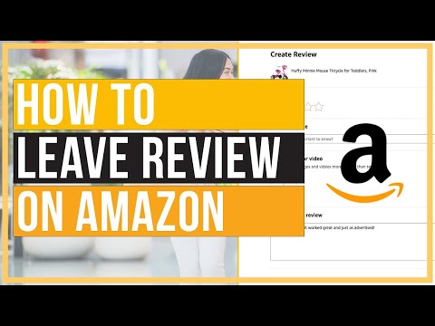Video: Sådan forlader du en anmeldelse på Amazon (med billeder)