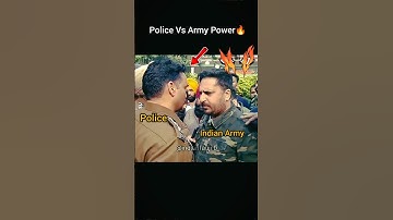 Police Vs Indian Army Fight 🔥🪖☠️⚔️ #police #indianarmy #commando #india #army #status #shorts
