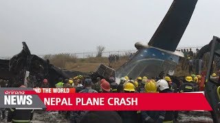 Plane crash in Nepal leaves nearly 50 people dead