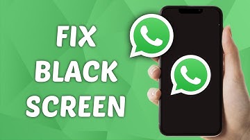 How to FIX WhatsApp Black Screen on iPhone