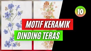 10 Motif keramik dinding teras idaman para arsitek