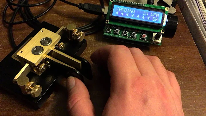 Iambino Keyer Demo - Bens Best Bent Wire