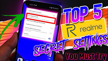 5 New Hidden Features (Settings) in All RealMe Devices (Awesome) Must Try 2021🔥| You should Know🔥
