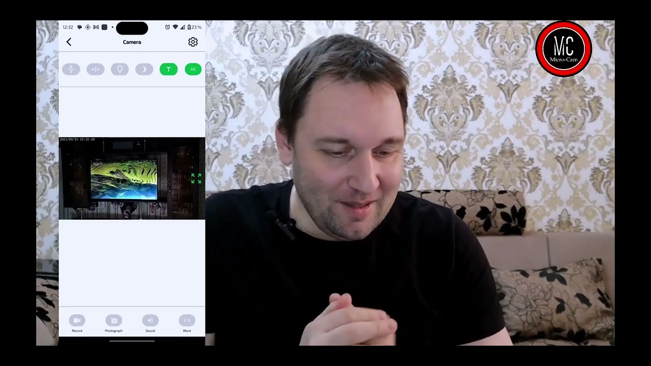 пожарный датчик с камерой look cam pro