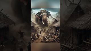 Elephant Destroys Village In A Terrifying Stampede