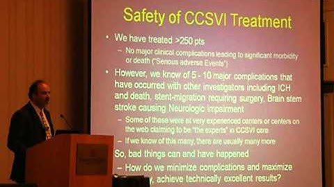 Dr. Saxon Lecture Part 2 - Hubbard Foundation 2011 CCSVI Conference