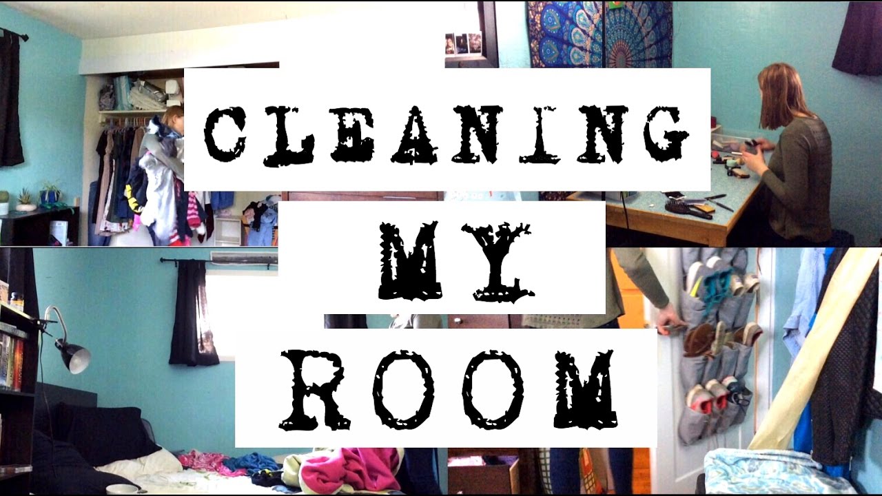 CLEANING MY ROOM ROUTINE - YouTube