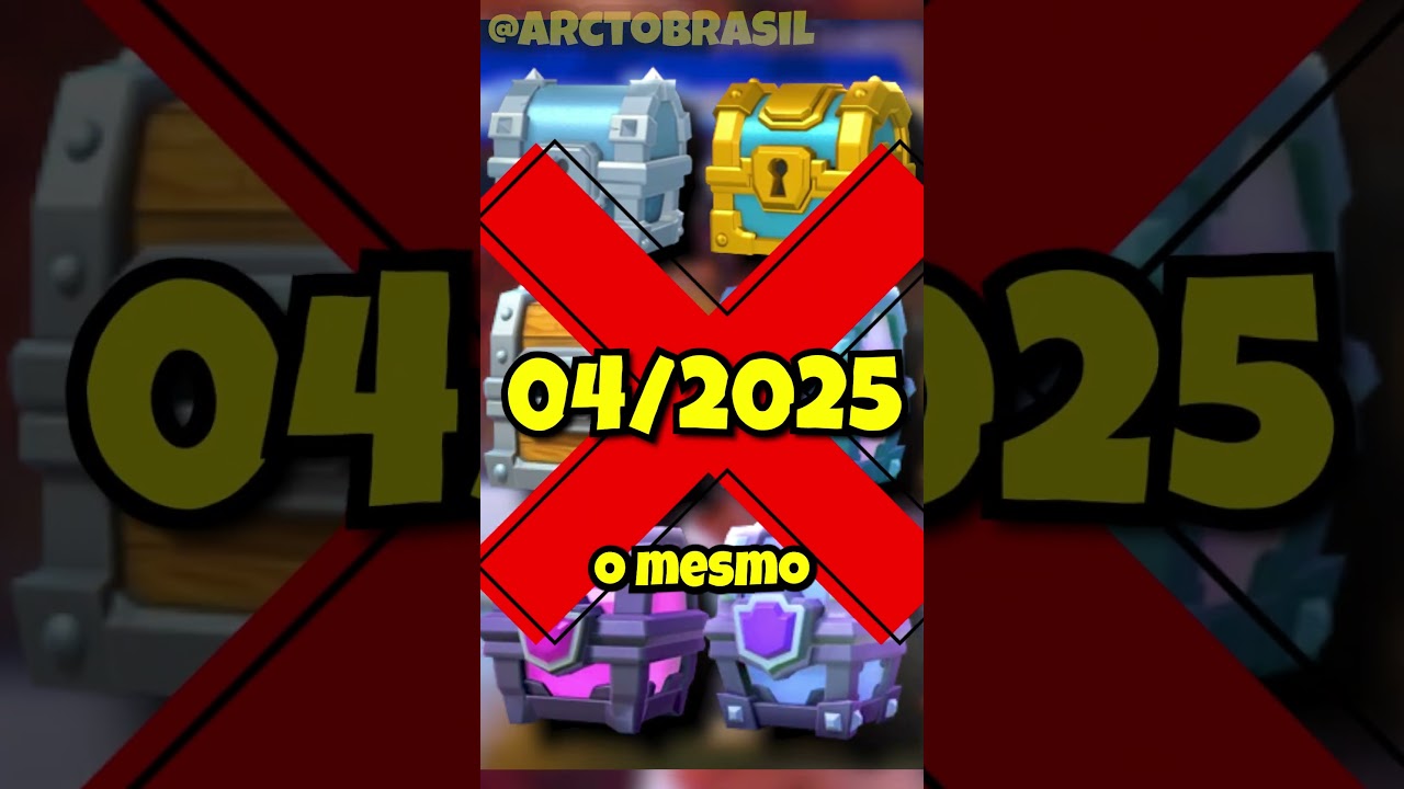 O FIM dos BAÚS do CLASH ROYALE!!!!