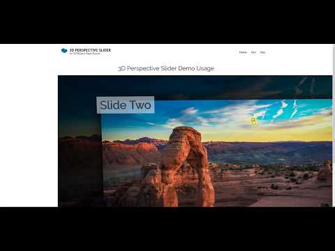 3d Perspective Slider Usage for WPBakery Page Builder