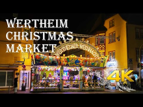 Wertheim Christmas market 2022, Germany Virtual tour