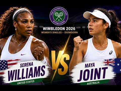 Video LIVE! Serena Williams VS Maya Joint - 2026 Wimbledon Round 1 | Watchalong