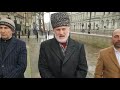 Лондон - Ахмед Закаев на митинге памяти выселения чеченцев и ингушей.