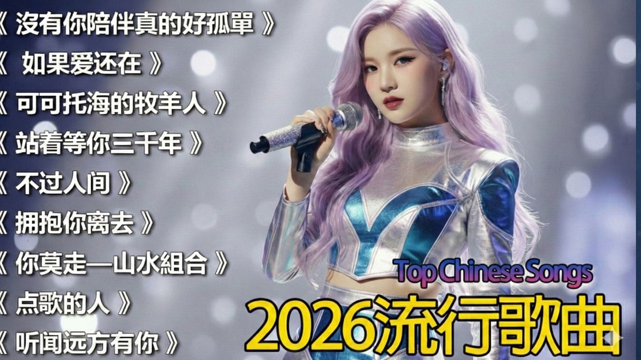 2026華語流行歌🌿🌿大陸流行歌曲 2026流行歌曲 💦💦你的万水千山 \ 如果爱还在 \ 沒有你陪伴真的好孤單 \ 可可托海的牧羊人  🎤🎤Top Chinese Songs 2026.