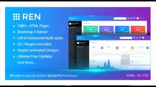 REN - A Responsive Flat and Full Featured Admin Template | Themeforest Templates