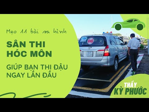 Bí Quyết Chạy Sa Hình B2 - Bãi Sát Hạch Hóc Môn - Mẹo 11 Bài Thi Sa Hình -