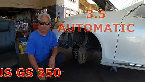 2007 LEXUS GS 350 PART 1 HOW TO REPLACE FRONT BRAKE PAD AND ROTOR