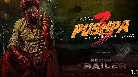 Pushpa 3: The Rampage Notion Trailer 3 | Allu Arjun | Vijay Deverakonda | Rashmika | Sukumar | PIT