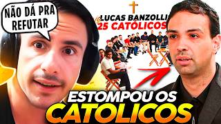 SUPER XANDÃO REAGINDO a 1 EVANGÉLICO X 25 CATÓLICOS | FT. LUCAS BANZOLI