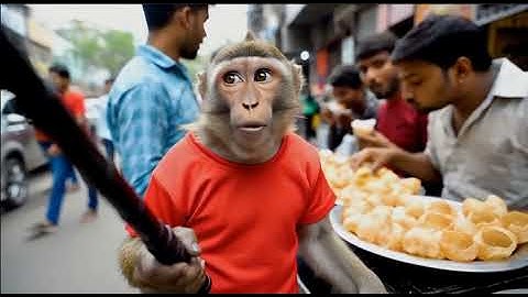 Monkey Ka First Vlog Ai Video