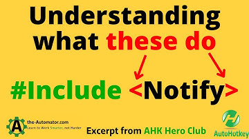 Understanding Ways to Include files in AutoHotkey v2 - AHK Hero Extract