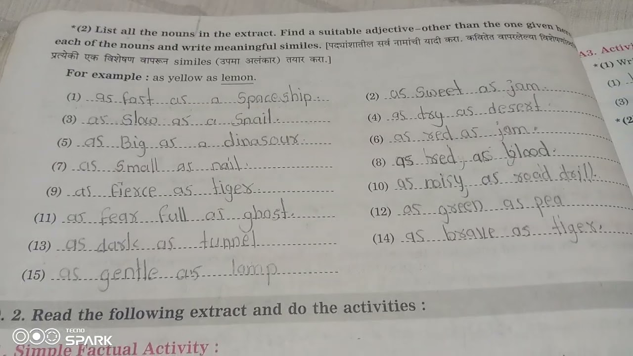 MY ENGLISH WORKBOOK 2 1 Comparison question And Answer class 9 Th MY ENGLISH WORKBOOK 2 1 Comparison question And Answer class 9 Th