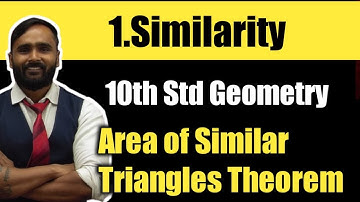 10th GEOMETRY |1. SIMILARITY | Areas of Similar Triangles Theorem | PRADEEP  GIRI SIR