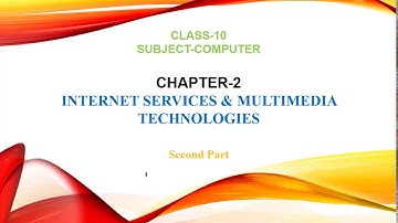 Chapter 2 Internet Services || Part2 || Class 10