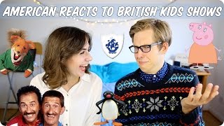 American Reacts to British Kids Shows! Evan Edinger & Dodie Clark