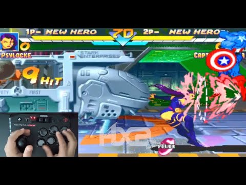 Marvel Super Heroes Psylocke Combo (Stick & Keyborad)