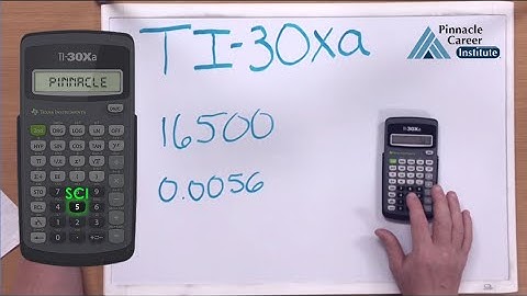 TI-30Xa - Electronic Math Functions
