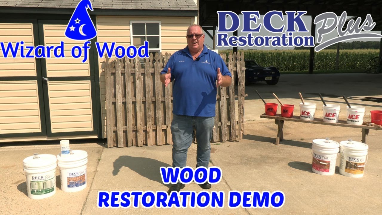 Live Exterior Wood Restoration Demo With "The Wizard of Wood" w/ Deck