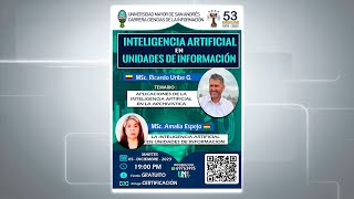 INTELIGENCIA ARTIFICIAL EN UNIDADES DE INFORMACIÓN - YouTube