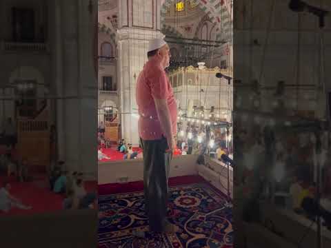 اقامة صلاة العشاء من مسجد الفاتح في اسطنبول الدكتور المقرئ ضاري ابراهيم العاصي 2023