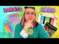 PAPELERÍA BONITA BARATA VS CARA ✏️✨ ¿Cuál es mejor? x Craftingeek