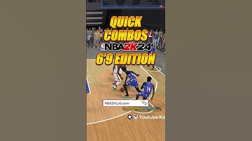 NBA 2K24 Best 6’9 Build Dribble Moves: How to Get Open 2K24 #2k #2k24 #nba2k24