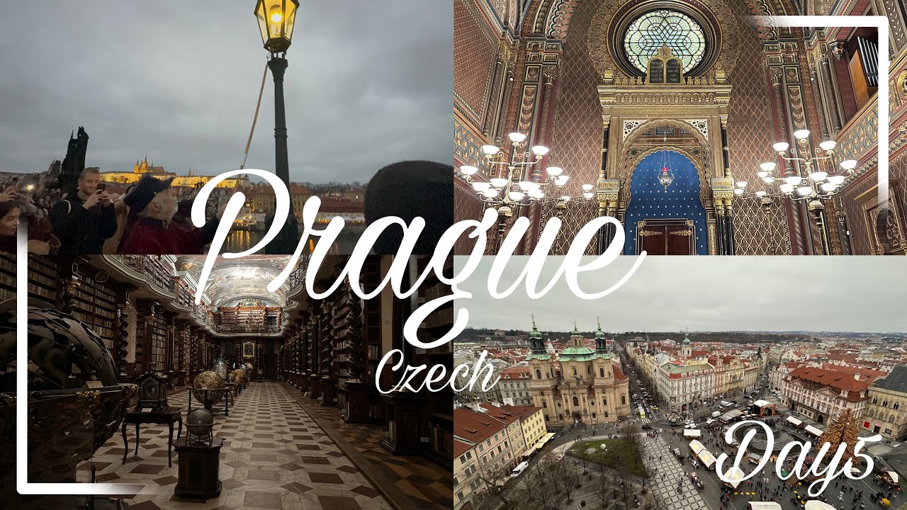  【プラハ🇨🇿女一人旅】5日目 クリスマス雰囲気たっぷりのプラハで一日中ビジターパスを使って楽しんだ１日🌟