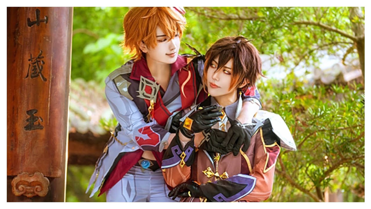 What a love story | 鍾離、公子 原神 cosplay | 鍾離 & 公子 【Alma終於有頻道】 feat @梓官