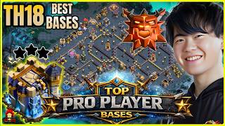 TOP 10 PRO PLAYER BASES TOWNHALL 18 BASE ! TH18 LEGEND BASES WITH LINK ! ANTI 2 STAR TH18 WAR BASE