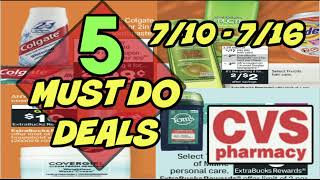 5 MUST DO CVS DEALS (7\/10 - 7\/16) | GRAB 8 ITEMS FOR ONLY 55¢ EACH!