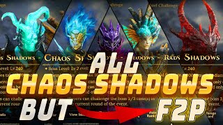 ALL Chaos Shadows(Continental Challenge) 22M BUT....F2P Teams | Dragonheir: SIlent Gods