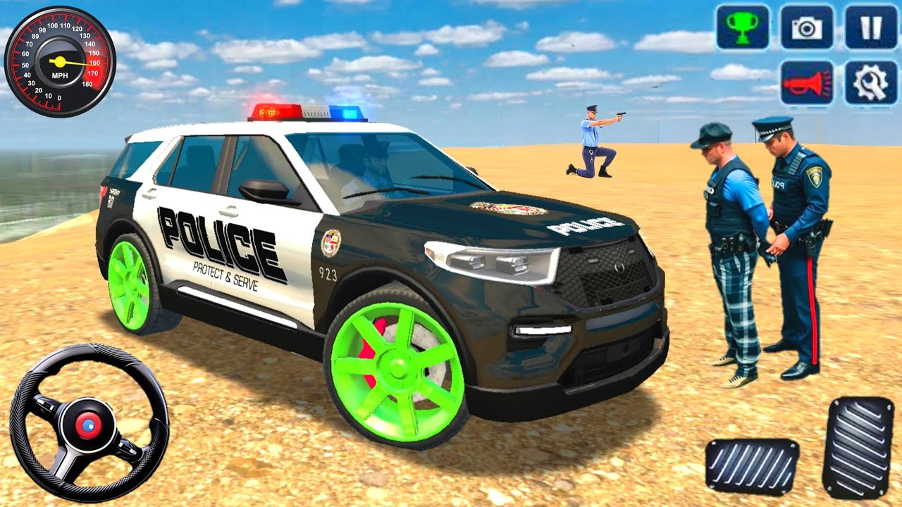 🚓 Police Car Chase Simulator 3D - Realistic Cop Car Game 2026 - Android GamePlay