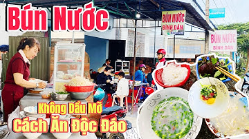 #72 Hương vị lạ miệng, cách ăn độc đáo, Bún Nước quán ngon ăn sáng #kontum #búnquậy #monngon 
