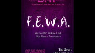 Sigma Lambda Gamma | Georgia Alumnae Association | Axiomatic Alpha Line | SUM15