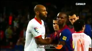 Fight Between Fabregas And Kanoute Youtube