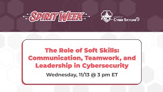 NCL The Role of Soft Skills: Communication, Teamwork and Leadership in Cybersecurity screenshot 3