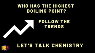 Which compound has the highest boiling point?