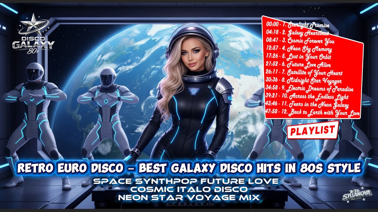Retro Euro Disco – Best Galaxy Disco Hits in 80s Style | Space Synthpop Future Love