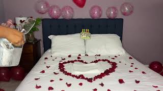 AT HOME BEDROOM ROMANTIC DECORATION