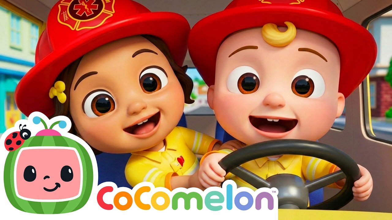 ぼくたちはレスキュー隊！バスでしゅつどう 🚌🚒 | こどものうた‐あかちゃんが喜ぶ歌‐ココメロン日本語公式チャンネル‐cocomelon