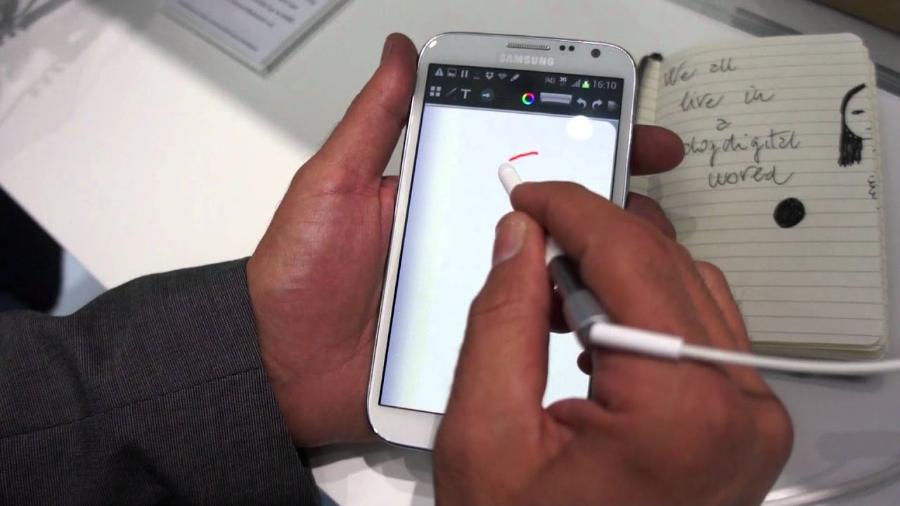 Moleskine App for Samsung Galaxy Note 2 YouTube